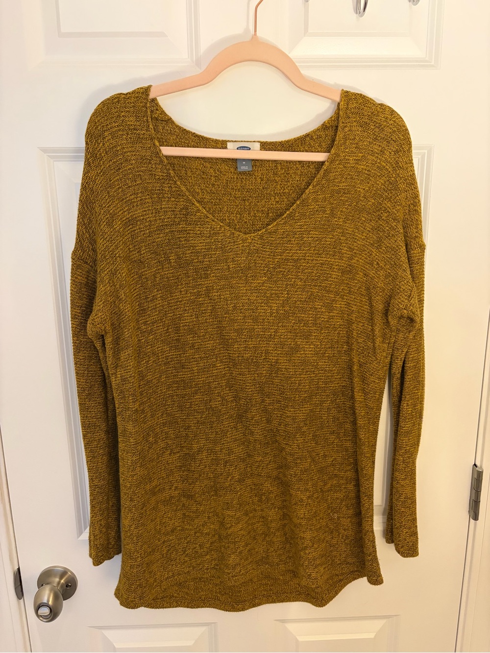 Old Navy V-Neck Knit Sweater - Mustard